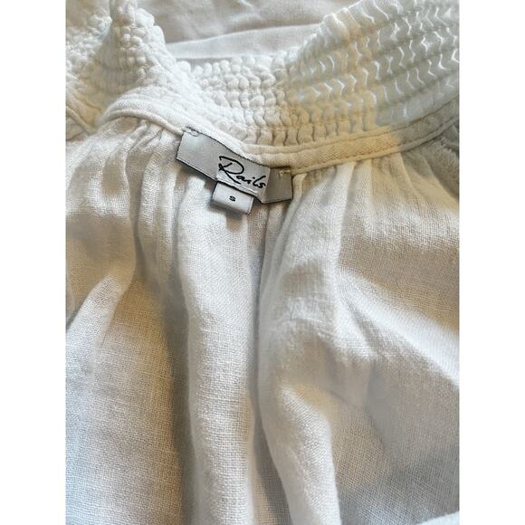 Rails Paris Linen Top in White -Small - Picture 11 of 13